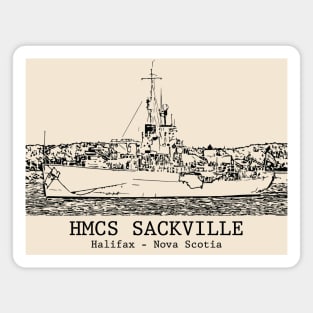 HMCS Sackville - Halifax NS Magnet